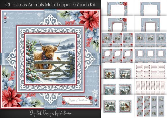 Christmas Animals Multi Topper 7x7 Inch: A Crafter’s Review for Crafts