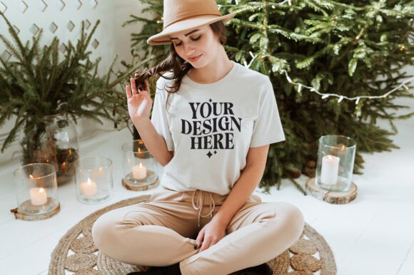 Christmas Bella Canvas 3001 Mockup 22 Review: Elevate Your Holiday Campaigns