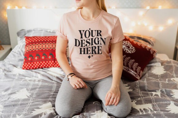 Christmas Bella Canvas 3001 Mockup 41: A Designer’s Take on Product Mockups
