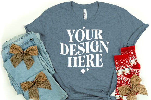 Christmas Bella Canvas 3001 Mockup Slate: A Seller’s Review of Product Mockups