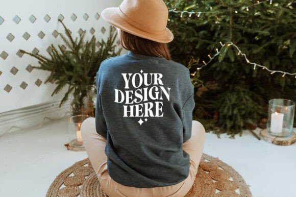 Christmas Gildan 18000 Mockup 11 for Product Mockups