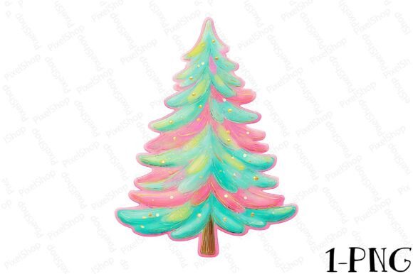 Cute Retro Christmas Tree Design for T-Shirt Designs and Blog Graphics