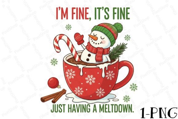 Funny Snowman Meltdown Christmas PNG Review
