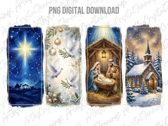 Review: Religious Christmas Nativity Brushstroke