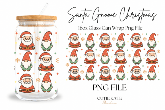 Santa Gnome Christmas 16oz Libbey Wrap: A Crafter’s Review for Seasonal Crafts