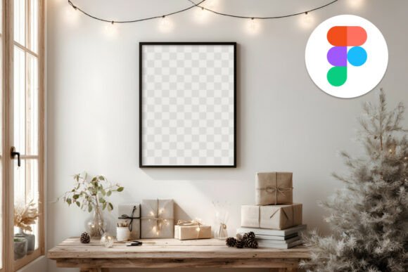 Vertical Christmas Poster, Figma Mockup: A Frames Amp Review for Sellers